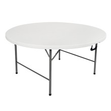 Tavolo Horeca rotondo bianco in HDPE Ø150x74cm Vedelook