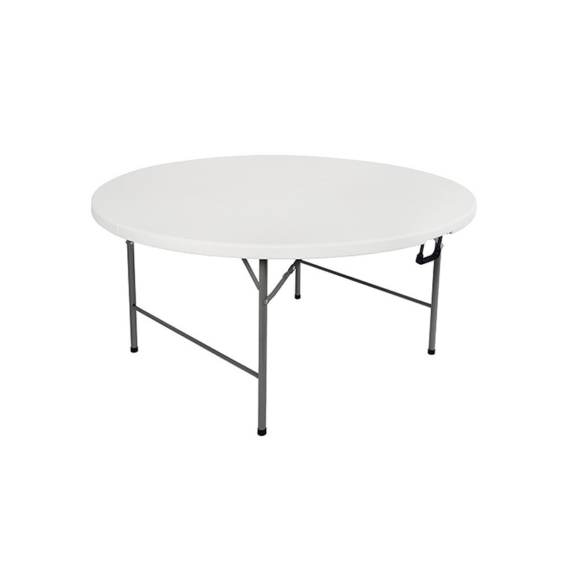 Tavolo Horeca rotondo bianco in HDPE Ø150x74cm Vedelook