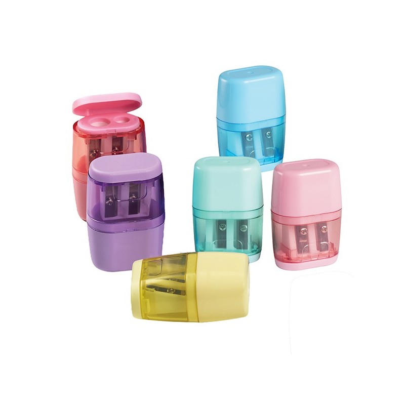 Display 18 temperini 2 fori c/serbatoio colori ass. Colorosa Pastel RiPlast