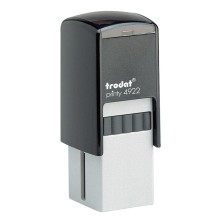 Timbro di testo quadrato 4922 nero 20x20mm 69666 trodat