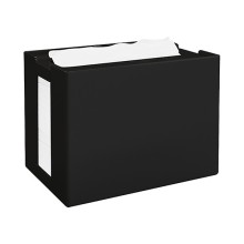 Dispenser antibatterico nero per Tovaglioli interfogliati Papernet