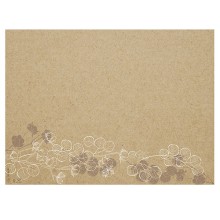 Conf 400 tovagliette monouso Floral 30x40cm carta avana Pro Nappe
