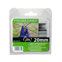 200 Punti per reti 20mm Galva Fischer Darex