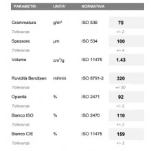 Bancale Carta per fotocopie Burgo Distribuzione Disco 45 A4 70 gr Risma da 500 fogli (Pallet 240 risme)