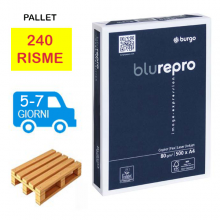 Bancale Carta per fotocopie A4 Burgo Repro Blu A4 - Premium Quality 80 gr bianca Risma 500 fogli (Pallet 240 risme)