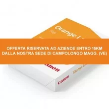 Carta per fotocopie A4 Orange Label Top Canon 80 gr bianco risma da 500 fogli