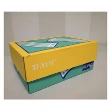 Moduli continui "lettura facilitata grigia" 37,5X11 a 1 copia Form 70 g/m² piste staccabili bianco sc. 2000 moduli - 13153118