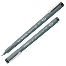 Pennarello Pigment Liner 308 nero 0,4mm Staedtler (Conf.10)