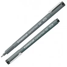 Pennarello Pigment Liner 308 nero 0,8mm Staedtler (Conf.10)