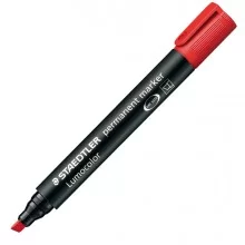 MARCATORE LUMOCOLOR PERMANENT 350 ROSSO P.SCALPELLO STAEDTLER (Conf.10)