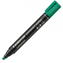 MARCATORE LUMOCOLOR PERMANENT 350 VERDE P.SCALPELLO STAEDTLER (Conf.10) FUORI CATALOGO