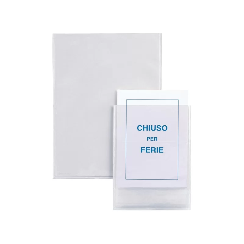 5 BUSTE AUTOADESIVE IESTI A5 15X21CM TRASPARENTI