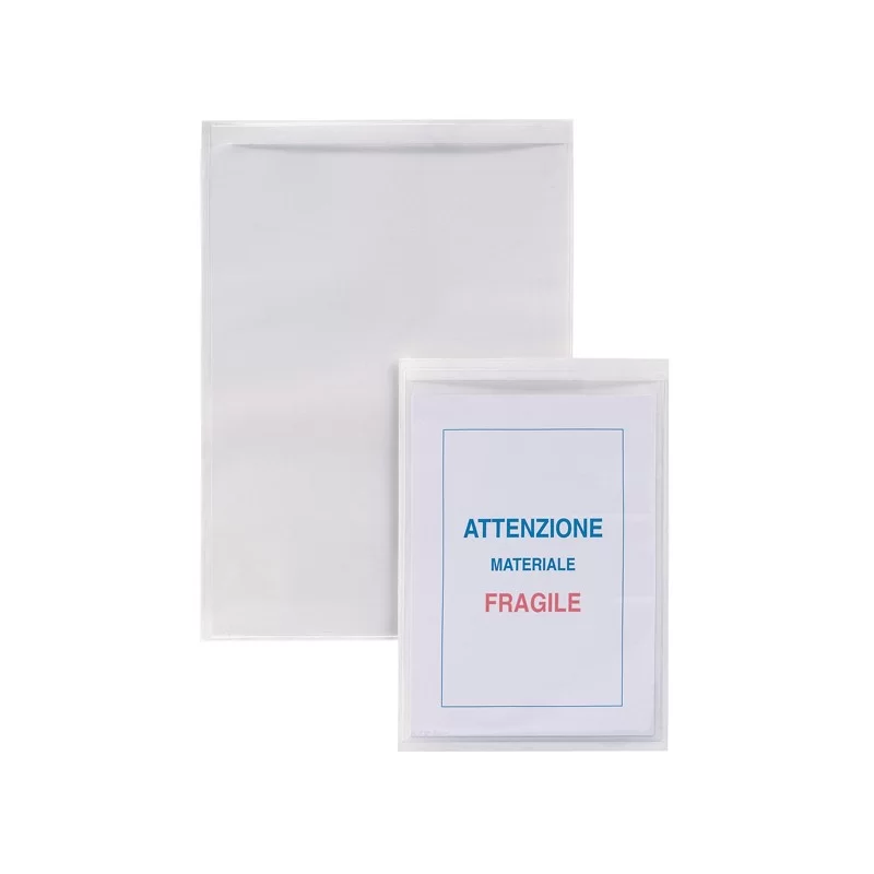 5 BUSTE AUTOADESIVE IESTI STRIP 15X21CM TRASPARENTI FUORI CATALOGO