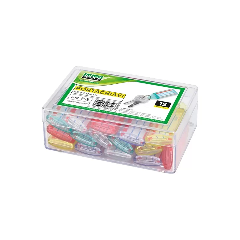 SCATOLA 15 TARGHETTE PORTACHIAVI P-3