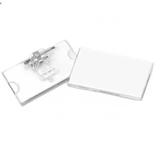 PORTANOME 65x30mm C/CLIP+SPILLA 31-080 LEBEZ (Conf.24)