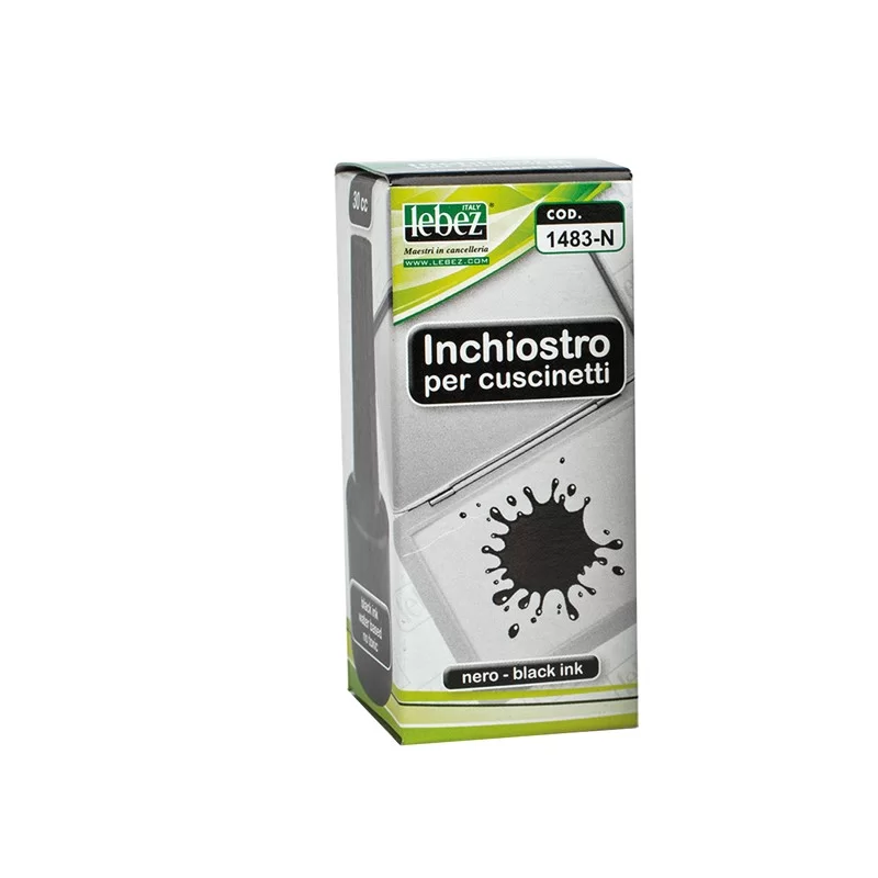 INCHIOSTRO NERO 30ml ART.1483 S/OLIO X CUSCINETTI LEBEZ