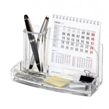 Portatutto da scrivania Acrilico trasparente 1685 LEBEZ