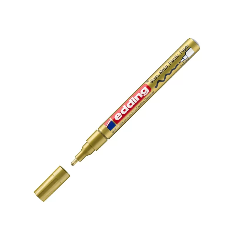 Marcatore EDDING 751 punta fine vernice oro