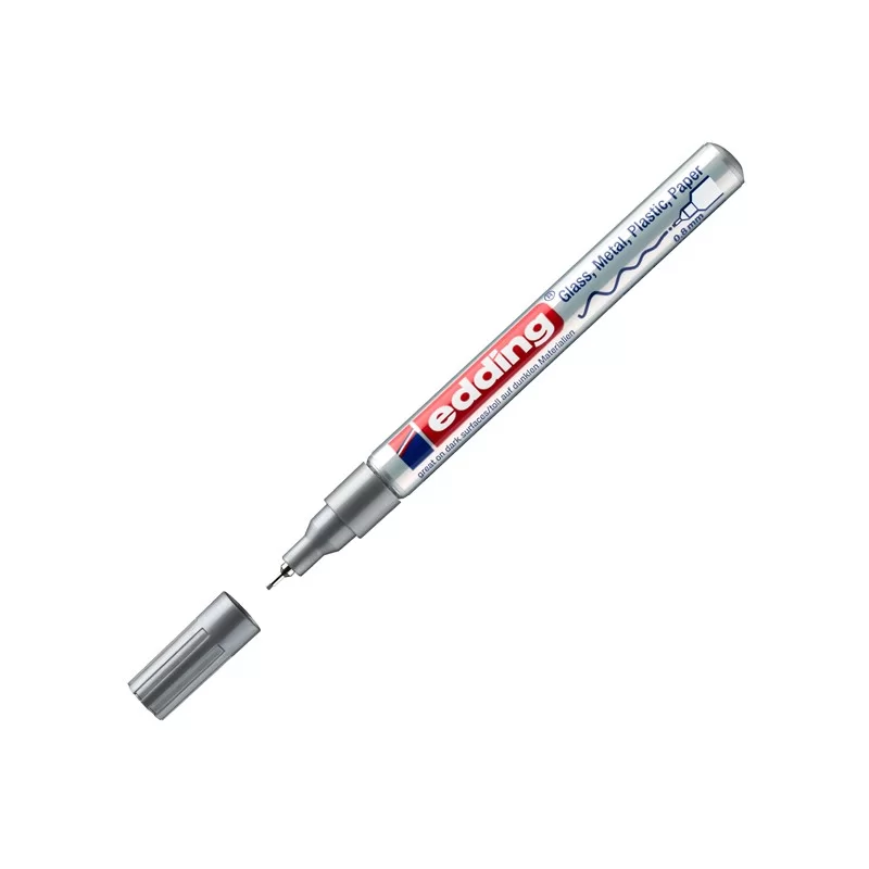 Marcatore EDDING 780 punta extra fine vernice argento