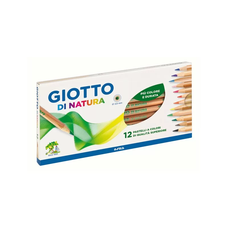 ASTUCCIO 12 PASTELLI GIOTTO DI NATURA