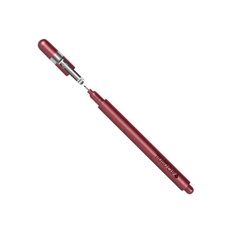 PENNARELLO TRATTO CLIP ROSSO (Conf.12)