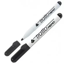 PENNARELLO A SECCO TRATTO MEMO PuntaTonda NERO PER LAVAGNA (Conf.12)