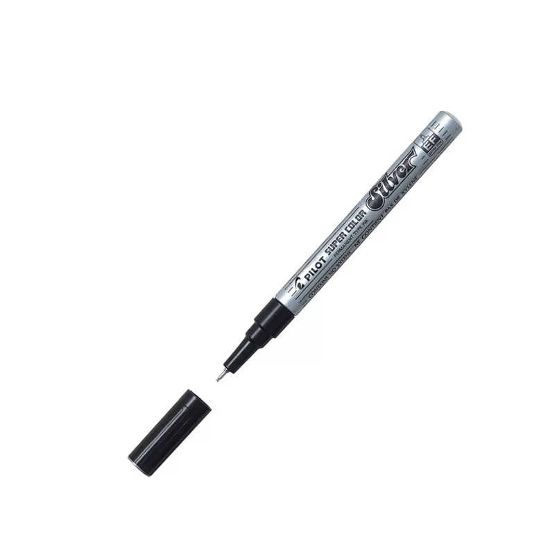 Marcatore SUPER COLOR punta extra fine vernice silver PILOT