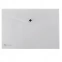 BUSTA CON BOTTONE PULL TRASPARENTE 21X29.7CM (Conf.5)