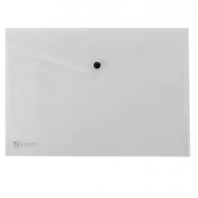 BUSTA CON BOTTONE PULL TRASPARENTE 21X29.7CM (Conf.5)