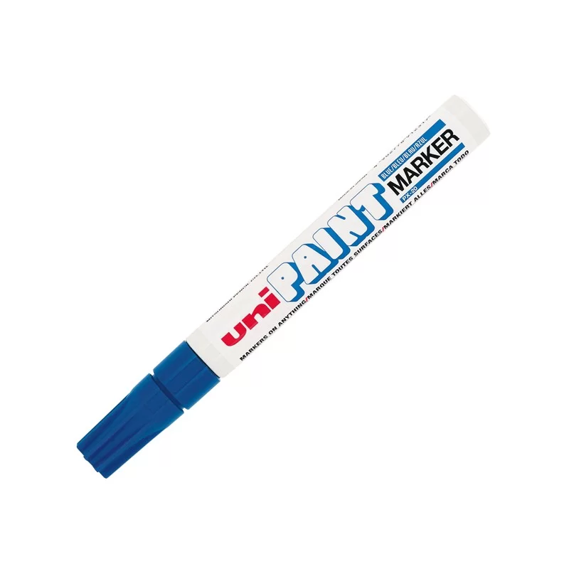 Marcatore UNI PAINT PX20 punta conica 2,8mm blu UNI MITSUBISHI