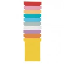 100 SCHEDE A T INDICE 1 BIANCHE PER PLANNERS