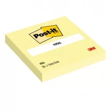 BLOCCO 100fg Post-it® Giallo Canary™ 76x76mm 654 (Conf.12)