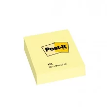 BLOCCO 100fg Post-it® Giallo Canary™ 38x51mm 653 (Conf.12)