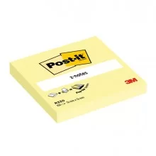 BLOCCO 100fg Post-it® Z-Notes R330 Giallo Canary™ 76x76mm (Conf.12)