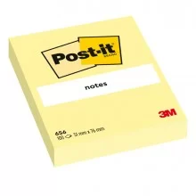 BLOCCO 100fg Post-it® Giallo Canary™ 76x51mm 656 (Conf.12)