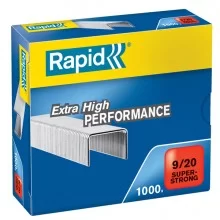 Scatola 1000 punti SUPER STRONG RAPID 9/20 per alti spessori FUORI CATALOGO