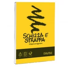 Blocco SCHIZZASTRAPPA 150fg 50gr A6 105x148mm FAVINI (Conf.5)