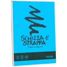 Blocco SCHIZZASTRAPPA 150fg 50gr A4 210x297mm FAVINI (Conf.5)