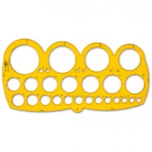 MASCHERA ARDA CERCHI C/SMUSSO 1/55MM (Conf.10)