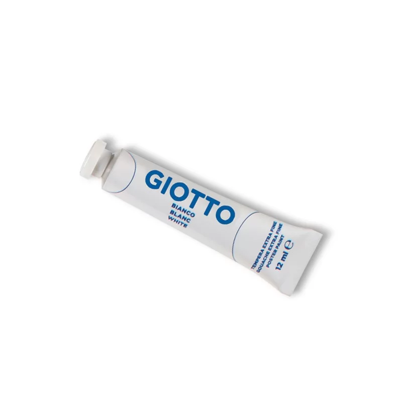 TEMPERA GIOTTO TUBO 4 (12ML) BIANCO 01 (Conf.6)