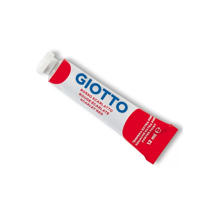 TEMPERA GIOTTO TUBO 4 (12ML) ROSSO SCARLATTO 08 (Conf.6)