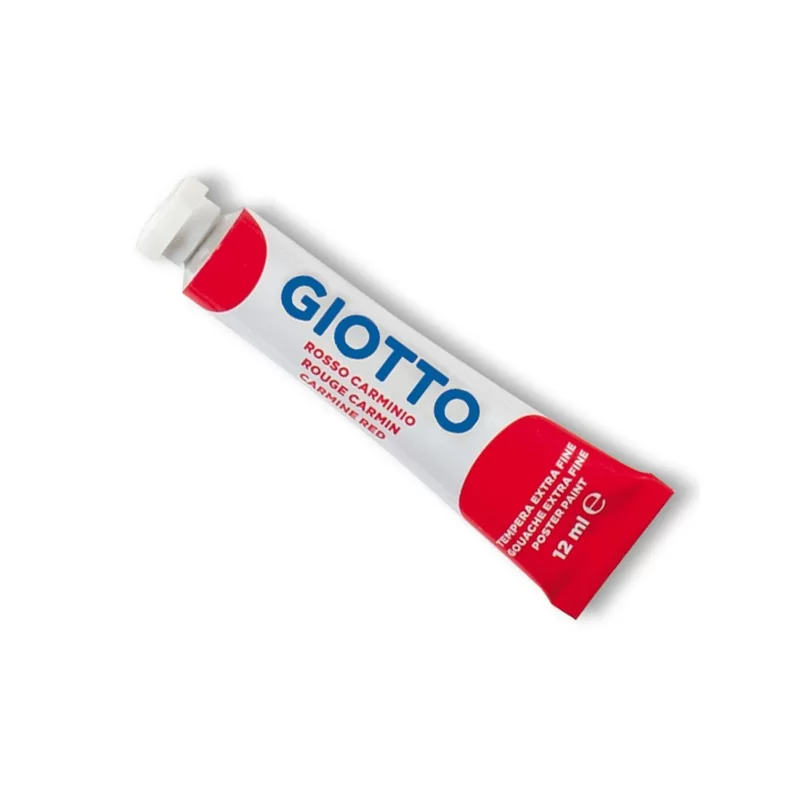 TEMPERA GIOTTO TUBO 4 (12ML) ROSSO CARMINIO 09 (Conf.6)