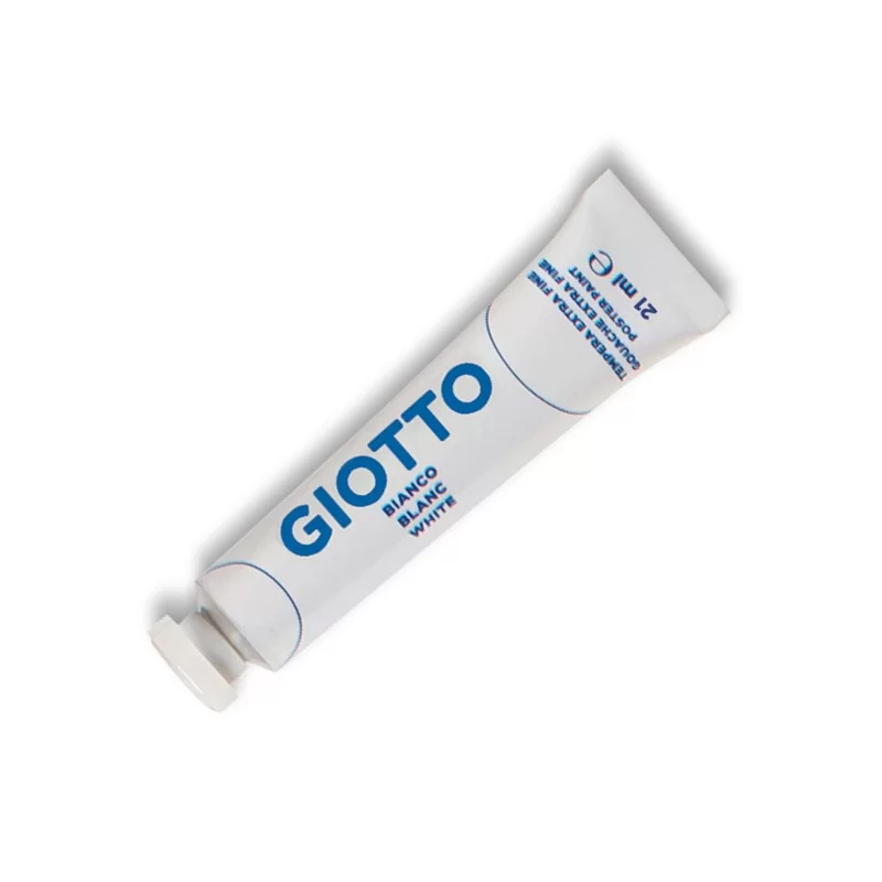 TEMPERA GIOTTO TUBO 7 (21ML) BIANCO 01 (Conf.6)