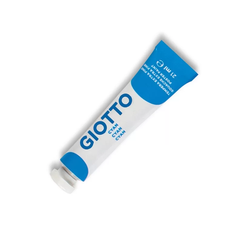TEMPERA GIOTTO TUBO 7 (21ML) BLU CYANO 15 (Conf.6)
