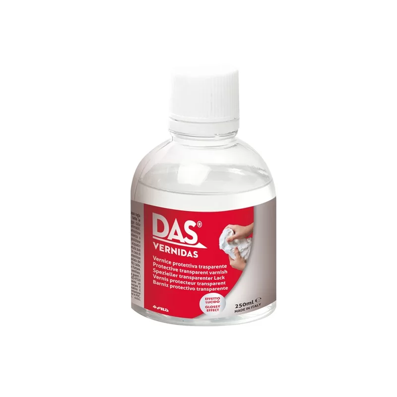Vernice protettiva VerniDas trasparente lucida 250ml Das