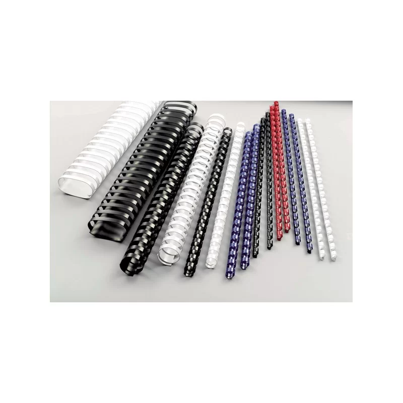 SCATOLA 100 DORSI SPIRALE 16MM BLU 21 ANELLI