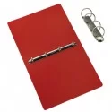 Raccoglitore Presspan 25x33cm 4anelli 25mm rosso CDG (Conf.5)