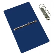 Raccoglitore Presspan 25x33cm 4anelli 25mm blu CDG (Conf.5)