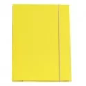 CARTELLINA CON ELASTICO 32PL 25X34CM GIALLO (Conf.10)