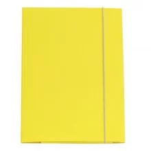 CARTELLINA CON ELASTICO 32PL 25X34CM GIALLO (Conf.10)
